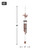 Hummingbirds Outdoor Wind Chime - 29" - Bronze Tone