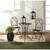 Moroccan Lace Barrel Stool - 16.25" - Black - IMAGE 2