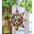 12.25" Black and Orange Contemporary Faceted Star Candle Lantern - IMAGE 2