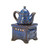 Teapot Stove Candle Oil Warmer - 5.25" - Blue - IMAGE 1