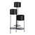 3-Tier Barrel Bucket Plant Stand - 37" - Black - IMAGE 1