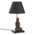 Buddha Table Lamp with Shade - 24" - Bronze Tone and Black - IMAGE 1