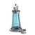Lighthouse Candle Lantern - 9.5" - Blue and Silver - IMAGE 3
