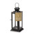 Starlight Candle Lantern - 8" - Black and Clear - IMAGE 3