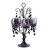 Midnight Elegance Candelabra - 17.5" - Black - IMAGE 1