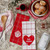 Embroidered Hearts Valentine's Day Kitchen Dishtowels - 28" - Set of 3 - IMAGE 5