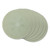 Round Woven Flower Placemats - 15" - Olive Green - Set of 6 - IMAGE 1