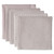 5-Piece Assorted Dusty Lilac and White Dish Cloth, 12" (Pack of 2) - IMAGE 1