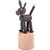 2.25" Dregeno Wobbly Donkey Wooden Push Toy - IMAGE 1