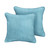 Set of 2 Periwinkle Blue Sunbrella Outdoor Pillow 20" - IMAGE 1
