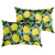 Set of 2 Yellow Lemons Indoor and Outdoor Pillow, 20" - IMAGE 1