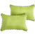 Set of 2 13" x 20" Macaw Green and Lido Indigo Blue Canvas Solid Sunbrella Outdoor Lumbar Pillows - IMAGE 1