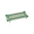 16" Green and Blue Sidewing Oil Contemporary Candle Holder - IMAGE 1