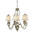 27" Evita 6-Light Chandelier - IMAGE 1