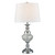 25.5" Crystal Polished Chrome Table Lamp with Fabric Shade - IMAGE 1
