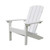 36.5" White Lakeside Faux Wood Adirondack Chair - IMAGE 1