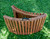 5.75' Solid Wooden Brown Indoor and Outdoor Home Furniture Collections Curved Folding Chaise Lounger - IMAGE 6