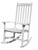 45.25" White Versatile Traditional Rocking Chair - IMAGE 1