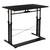 39.25" Black Height Adjustable Sit to Stand Home Office Desk - IMAGE 4