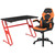 51.5" Orange Gaming Desk and Camouflage Racing Chair Set with Cup Holder - IMAGE 1