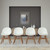 Set of 4 White and Brown Indoor Contemporary Chairs - IMAGE 2