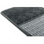 28" Gray and Blue Elegant Rubber Gray Rectangular Machine-Made Door Mat - IMAGE 3