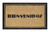 30" Brown and Black Rectangular Bienvenidos Basic Coir Door Mat - IMAGE 1