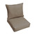 25" Taupe Brown Sunbrella Deep Seating Pillow and Single Chair Cushion - IMAGE 1