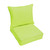 Set of 2 Lime Green Sunbrella Indoor and Outdoor Deep Seating Pillow and Cushion Chair, 25" - IMAGE 1