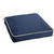 25" Navy Blue and Ivory Sunbrella Deep Seating Chair Cushion - IMAGE 1