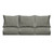 Set of 6 Ash Gray Sunbrella Indoor and Outdoor Deep Seating Sofa Cushion, 25" - IMAGE 1