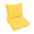 22.50" Sunflower Yellow Square Sunbrella Indoor and Outdoor Single Deep Seating Cushion - IMAGE 1