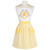 29" White and Yellow Bees Now Designs Classic Kitchen Apron with 2 Pockets - IMAGE 1