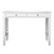43" White Contemporary Writing Desk with Drawers - IMAGE 1