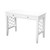 43" White Contemporary Writing Desk with Drawers - IMAGE 2
