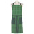 32" Green Woods Plaid Now Designs Spruce Apron - IMAGE 1