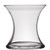 6" Clear Contemporary Flower Glass Vase Tabletop Decor - Small - IMAGE 1