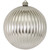 Ripple Shatterproof Christmas Ball Ornament - 8" (200mm) - Silver - IMAGE 1