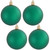 4ct Shamrock Green Shatterproof Christmas Ball Ornaments 4" (100mm) - IMAGE 1