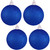 4ct Dark Blue Shatterproof Christmas Ball Ornaments 4" (100mm) - IMAGE 1