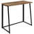 35.5" Wood Brown and Black Rectangular Rustic Natural Home Office Folding Computer Desk - IMAGE 1