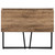 35.5" Wood Brown and Black Rectangular Rustic Natural Home Office Folding Computer Desk - IMAGE 6