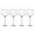 Set of 4 Clear Glass Contemporary Holiday Balloon Glasses - IMAGE 1