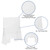 42" Clear Freestanding Register Shield and Sneeze Guard - IMAGE 5