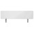 47" Clear Contemporary Rectangular Desk Partition - IMAGE 3
