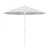 9ft Outdoor Sun Master Series Patio Umbrella  With Crank Lift and Collar-Tilt System, White - IMAGE 1