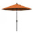 9ft Outdoor Sun Master Series Patio Umbrella With Crank Lift and Collar Tilt System, Orange - IMAGE 1