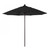 9ft Outdoor Venture Series Patio Umbrella With Push Lift Open System, Black - IMAGE 1