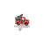 6" Red Plaid Truck Hauling Tree Christmas Stocking Holder - IMAGE 2