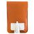 7.5" Orange and White Fashionable Crossbody Handbag - IMAGE 1